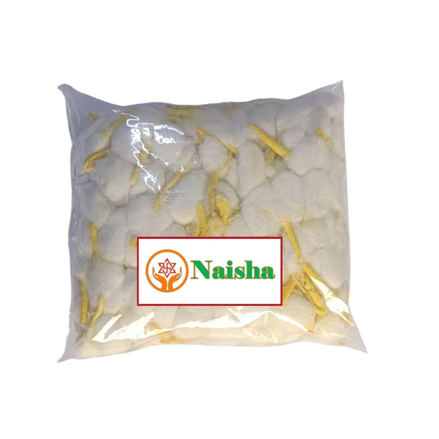 NAISHA Hand Rolled Organic Cotton Puja Wicks Combo Pack of 500 (2 Colors) for Oil Lamps, Diwali, and Festivals