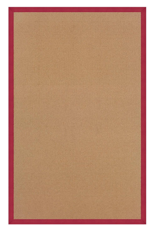 Linon Athena Collection Rug, 100% Wool, 2.6 x 8 ft, Red, Model RUG-AT030328